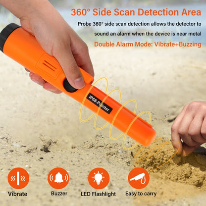 IP68-Pointer Handheld Metal Detector 3M Waterproof Positioning Stick, IP68-Pointer