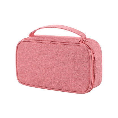 SM03DZ Waterproof Wear-resistant Digital Accessories Storage Bag, 20x5.3x12cm(Navy Blue), 20x5.3x12cm(Gray), 20x5.3x12cm(Pink), 20x5.3x12cm(Black), 20x5.3x12cm(Dark Gray)