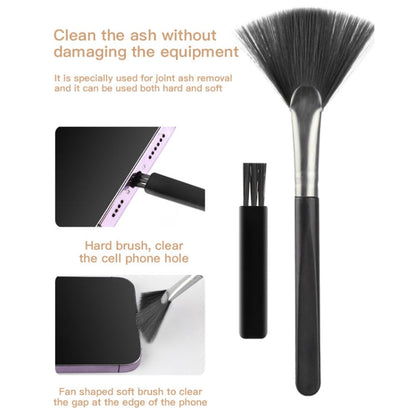 Q10 18 in1 Computer Keyboard Cleaner Brush Kit Earphone Cleaning Pen Keycap Puller, Q10