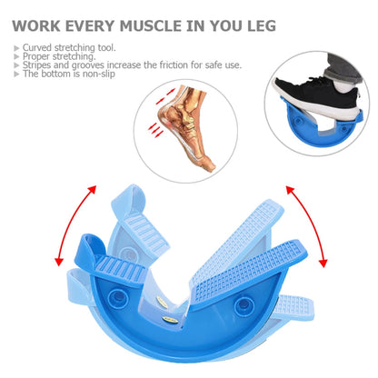 Fitness Inclined Stretching Board Trainer Calf Relaxation Standing Stretching Pedal, Rose Red, Blue, Yellow, Black, Pink with Foot Belt, Blue with Foot Belt, Purple with Foot Belt