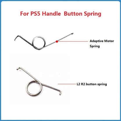 For PS5 Controller 50pcs Replacement Buttons Metal Springs ,Spec:, L2 R2 Springs, Motor Springs