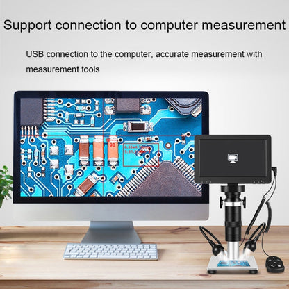1200X 7-Inch HD Display Multifunctional Maintenance Inspection Digital Microscope, 1200X 7-Inch