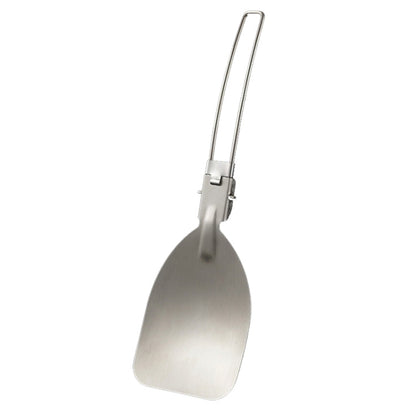 304 Stainless Steel Folding Frying Spatula Outdoor Camping Portable Tableware