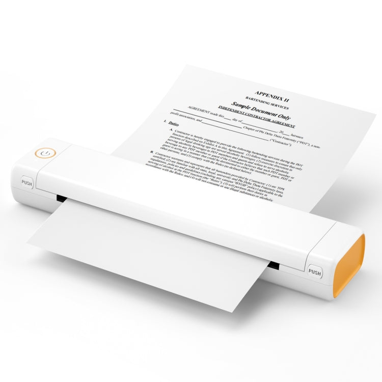 M08F Bluetooth Wireless Handheld Portable Thermal Printer, Black Green A4 Version, Black A4 Version, White A4 Version, White Orange A4 Version, Green A4 Version, Pink A4 Version, Gray A4 Version, Silver A4 Version, Black Green Letter Version           ...