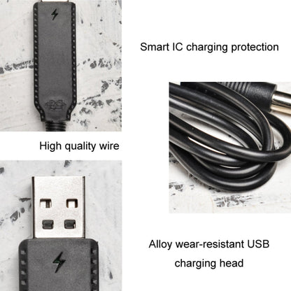 10pcs 3.7V IC Circuit Protection Lithium Battery USB Straight Head Charging Cable, 2.0mm, 3.5mm, 5.5mm
