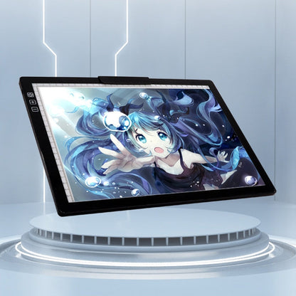 A4-D28B Rechargeable Copy Desk Drawing Board, With Charging Line, With Charging Line+US Plug Adapter, With Charging Line+UK Plug Adapter, With Charging Line+EU Plug Adapter, With Charging Line+AU Plug Adapter