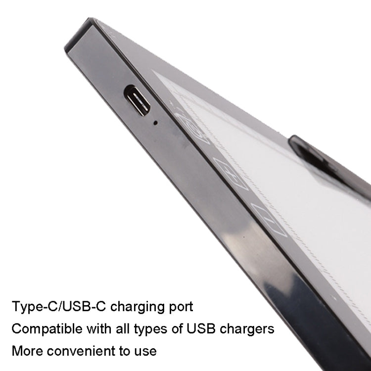 A4-D28B Rechargeable Copy Desk Drawing Board, With Charging Line, With Charging Line+US Plug Adapter, With Charging Line+UK Plug Adapter, With Charging Line+EU Plug Adapter, With Charging Line+AU Plug Adapter
