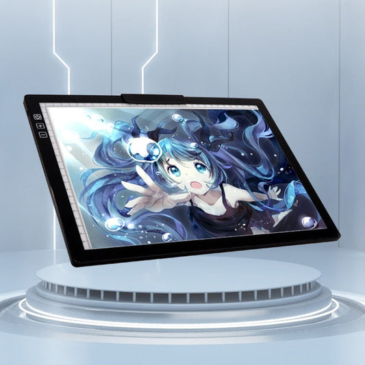 A4-D28B Rechargeable Copy Desk Drawing Board, With Charging Line, With Charging Line+US Plug Adapter, With Charging Line+UK Plug Adapter, With Charging Line+EU Plug Adapter, With Charging Line+AU Plug Adapter