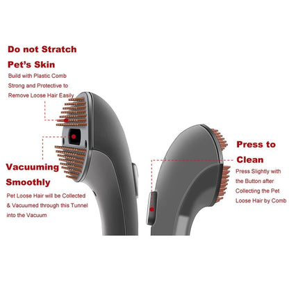 For Dyson V6 Vacuum Cleaner Pet Brush Head Hair Comb Accessories, 2 In 1 Set