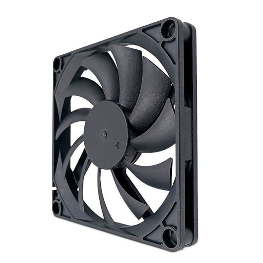 FANNER Ice Soul F8010 Ultra Thin Chassis Fan 4pin PWM Intelligent Speed Adjustment Quiet Cooling Heat Dissipation, F8010