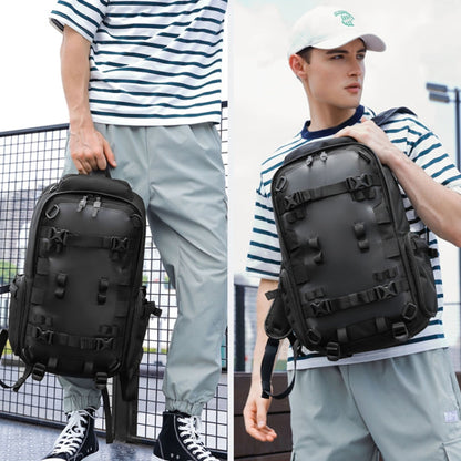 Ozuko 9587 Men Backpack Sports Helmet Men Backpack Breathable Waterproof And Wear-resistant