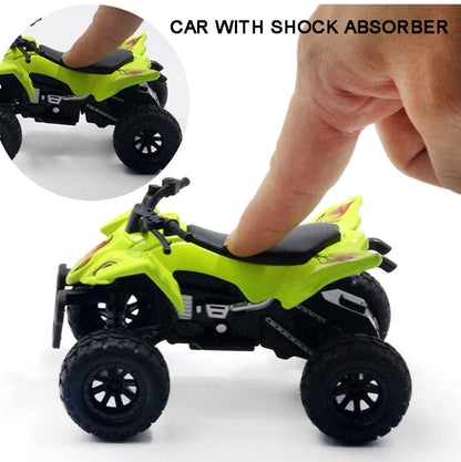 1:36 Simulated Beach Four-wheel Off-road Motorcycle Model Children Toy Car, Motorcycle Black, Motorcycle Green, Motorcycle Blue, Motorcycle Red