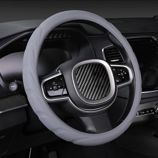 Silicone Non-slip Wear-resistant Steering Wheel Cover, 37-42cm