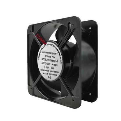 220V 38W 15cm Roller Chassis Electrical Cabinet Shaft, Oil Bearing Fan, Double Rolling Ball Bearing Fan