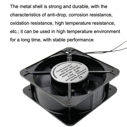 220V 38W 15cm Roller Chassis Electrical Cabinet Shaft, Oil Bearing Fan, Double Rolling Ball Bearing Fan