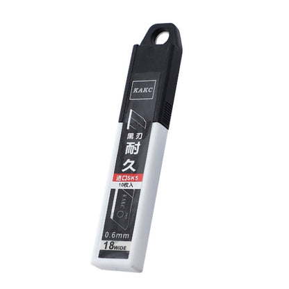 KAKC-18 Black Blade Cutter Blade 18mm Wall Cutter Blade, Specification:, 10pcs /Box, 100pcs /Box