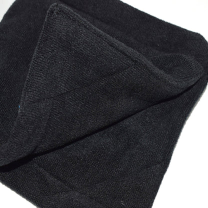 Microfiber Fleece Lining GOLF Ball Cleaning Towel with Carabiner Hook, Cleaning Towel Grey, Cleaning Towel Black