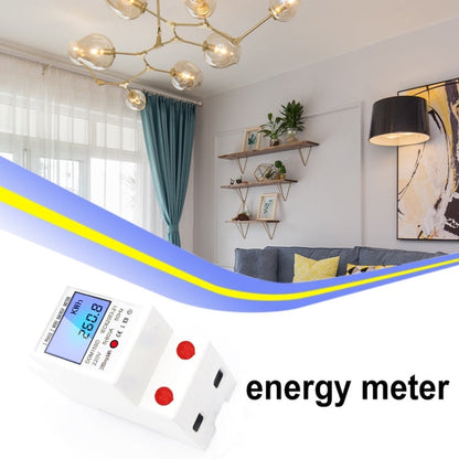DDM15SD Single-phase Multi-function Rail Meter with Backlight LCD Display, 5 (20) A, 5 (32) A, 10 (40) A, 15 (60) A, 20 (80) A, 5 (80) A