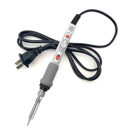 100W  220V High-power Electric Soldering Iron Adjustable Temperature Soldering Tool US Plug, 1pc, 2pcs Set 1, 2pcs Set 2, 4pcs Set