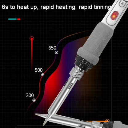100W  220V High-power Electric Soldering Iron Adjustable Temperature Soldering Tool US Plug, 1pc, 2pcs Set 1, 2pcs Set 2, 4pcs Set