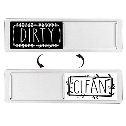 Dishwasher Magnet Clean Dirty Sign Double-Sided Refrigerator Magnet, Silver-Blue Gray, Black-Blue Gray, Silver-Black and White, Black-Black and White, Silver- Cat Claw), Turkish, Black Cat Claw, Black Love, Silver Love, Silver Gray White, Black Gray   ...