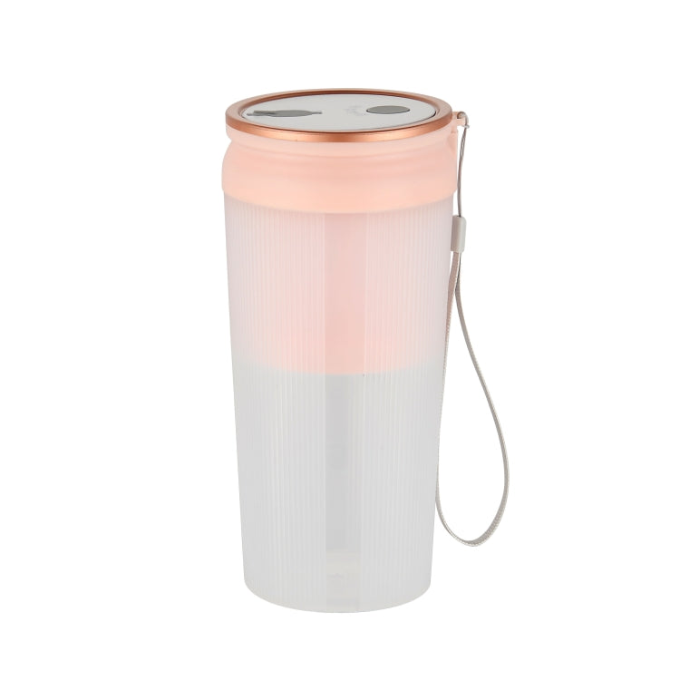LGZ-1 500ml 50W 4 Blades Electric Portable Juicer Rechargeable Juice Extractor, LGZ-1 (White), LGZ-1 (Green), LGZ-1 (Pink)
