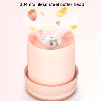 LGZ-1 500ml 50W 4 Blades Electric Portable Juicer Rechargeable Juice Extractor, LGZ-1 (Pink), LGZ-1 (White), LGZ-1 (Green)