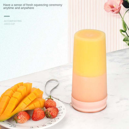 LGZ-1 500ml 50W 4 Blades Electric Portable Juicer Rechargeable Juice Extractor, LGZ-1 (Pink), LGZ-1 (White), LGZ-1 (Green)