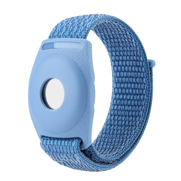 For AirTag Anti-Lost Device Case Locator Nylon Loop Watch Strap Wrist Strap, 17cm (Army Green Camouflage), 22cm (Army Green Camouflage), 17cm (Deep Green Camouflage), 22cm (Deep Green Camouflage), 17cm (Purple Camouflage), 22cm (Purple Camouflage)     ...