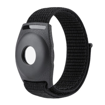 For AirTag Anti-Lost Device Case Locator Nylon Loop Watch Strap Wrist Strap, 17cm (Army Green Camouflage), 22cm (Army Green Camouflage), 17cm (Deep Green Camouflage), 22cm (Deep Green Camouflage), 17cm (Purple Camouflage), 22cm (Purple Camouflage)     ...