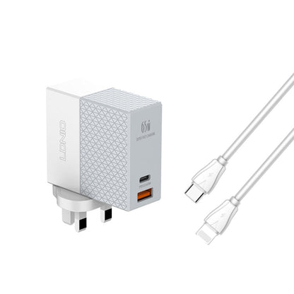 LDNIO A2620C 65W Universal Phone Tablet Charger Type-C/USB-C Port Fast Charger, 65W US Plug, 65W EU Plug, 65W UK Plug