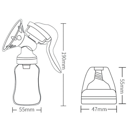 Adjustable Force Breast Pump 2 in 1 Manual Breast Pump Maternity Products, 2 in 1 Manual Breast Pump