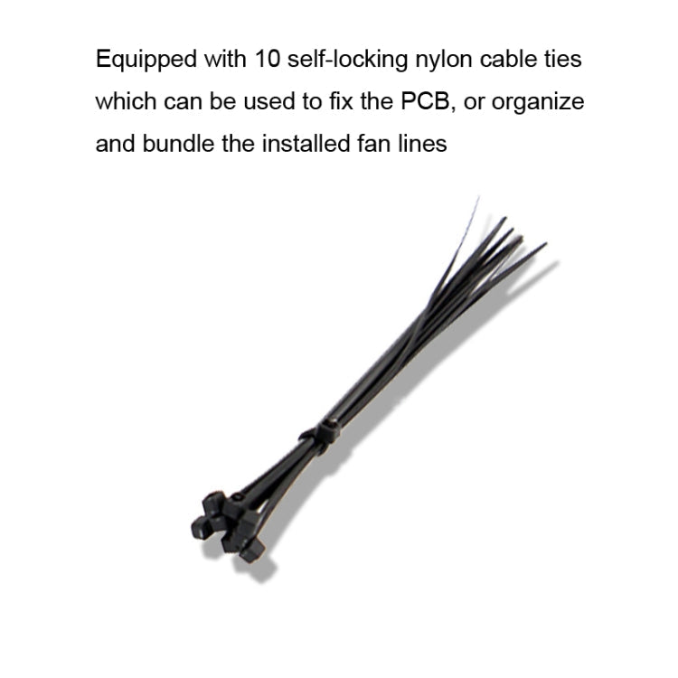 PWM Fan Hub Computer CPU Fan Extender, PH35D
