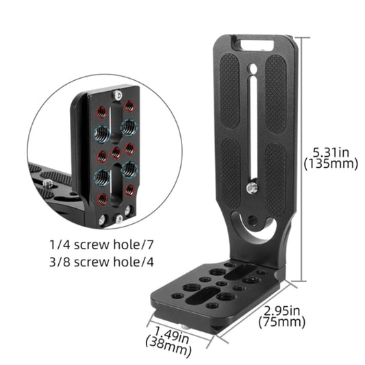 BEXIN  L130-50C Camera Quick Release Plate L-shaped Vertical Board, L130-50C