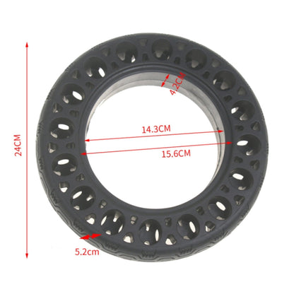 For Segway G30 Max 10-inch F20 F30 F40 Solid Run-flat Tire 60/70-6.5 Hollow Tire