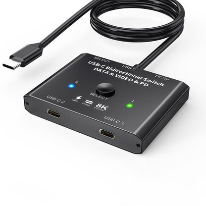 8K30 Type-C / USB-C Bidirectional Switch 10Gbps HD Splitter, KC-C201, C201 Single Machine