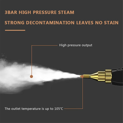 2500W High Temperature And High Pressure Steam Cleaning Machine for Kitchen Bathroom Furniture, Red  220V  EU Plug, White 220V EU Plug, Red 220V UK Plug, White 220V UK Plug, Red 110V US Plug, White 110V US Plug