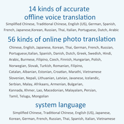 P40 Multi-country Smart Translator Simultaneous Interpretation Photo Offline Translation Recording to Translation, P40 (Black), P40 (White)