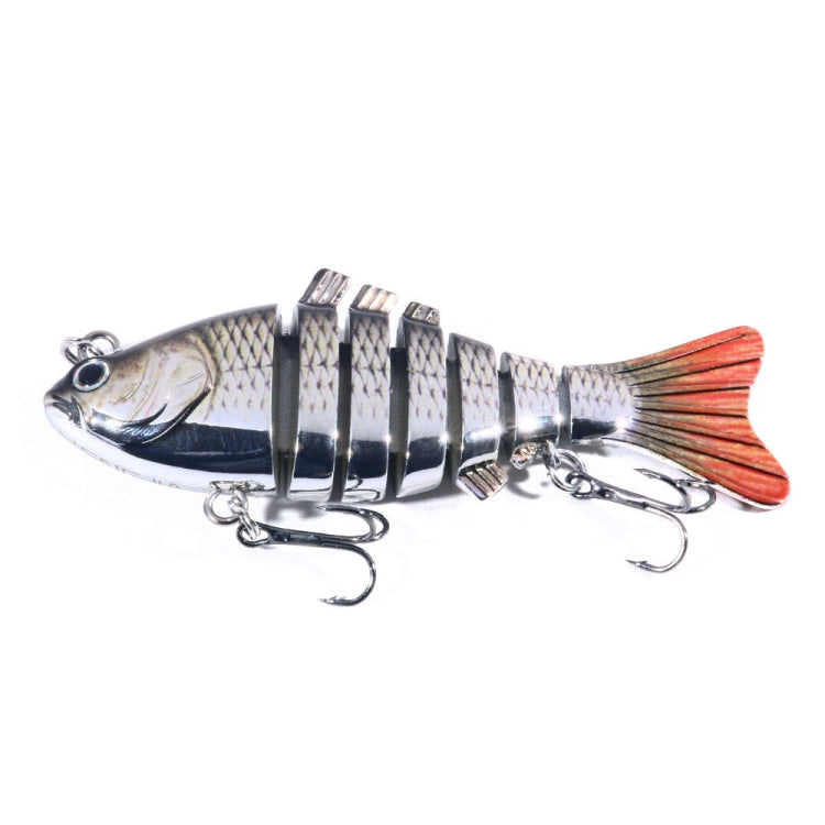 HENGJIA 10cm 24g Bionic Multi-Section Fish Bait Plastic Electroplating Fake Bait, JM060 (5), JM060 (6), JM060 (1), JM060 (2), JM060 (3), JM060 (4)