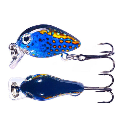 HENGJIA 2.5cm 1.5g Floating Water Little Fat Micro-Object Mini 3D Printing Luya Bait