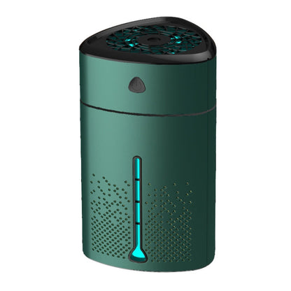 Silent USB Plug-In Silver Ion Purifying Humidifier Household Night Light Atomizer, Electroplated White, Electroplated Green, White, Green, Duck