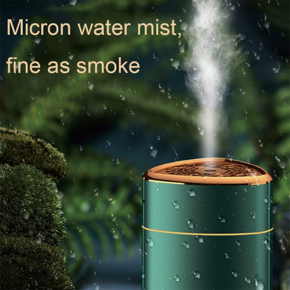 Silent USB Plug-In Silver Ion Purifying Humidifier Household Night Light Atomizer, Electroplated White, Electroplated Green, White, Green, Duck