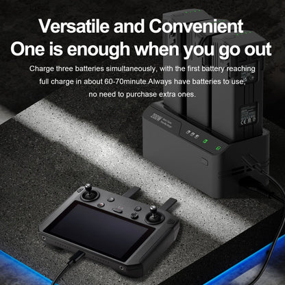 For DJI Mavic 3 Series LKTOP 200W 3-Channel Battery Charger, US Plug, EU Plug