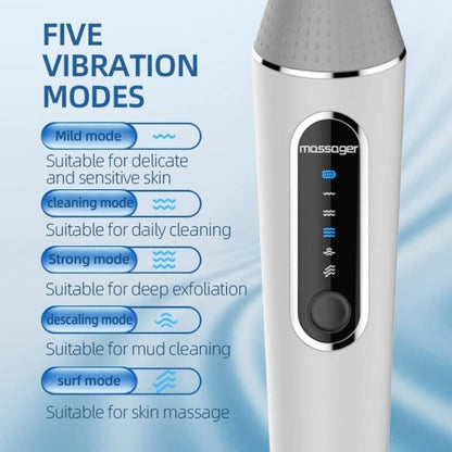Electric Bath Brush Silicone Vibration Long-handled Back Spa Shower