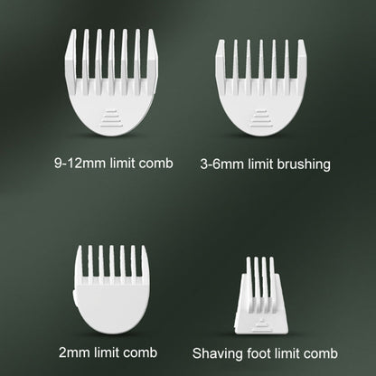 Pet Shaver Cat Dog Paw Hair Clipper Electric Fader, 2 in 1 Green, 3 in 1 Green, 4 in 1 Green, 2 in 1 White, 3 in 1 White, 4 in 1 White