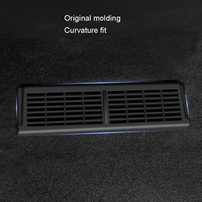 1pair Car Under-seat Vent Protection Cover Decoration Accessories, For Tesla Model Y