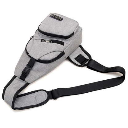 MeiJieLuo Simple Men Chest Bag Sports Youth Shoulder Crossbody Bag
