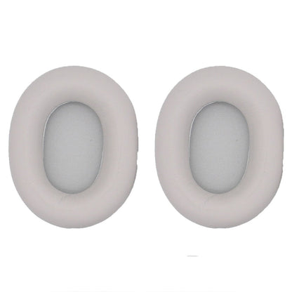 2pcs For Sony WH-1000XM5 Headphone Sponge Leather Case Earmuffs, WH-1000XM5(Black), WH-1000XM5(Platinum Silver)