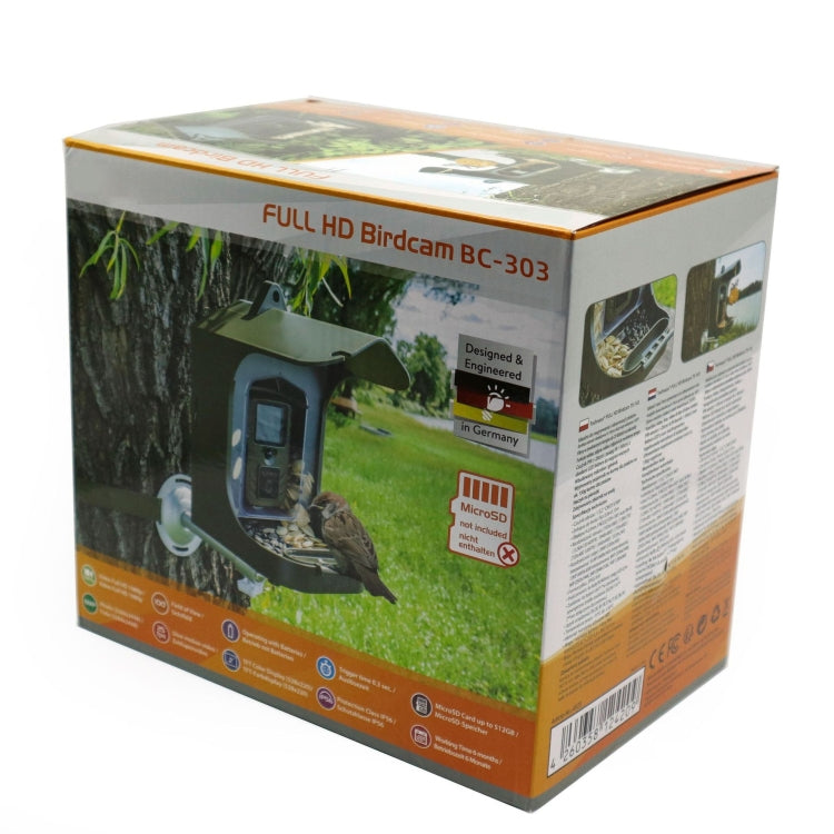 BC303 Bird Feeder Outdoor Trail Camera Bird Watching Camera With Motion Sensor