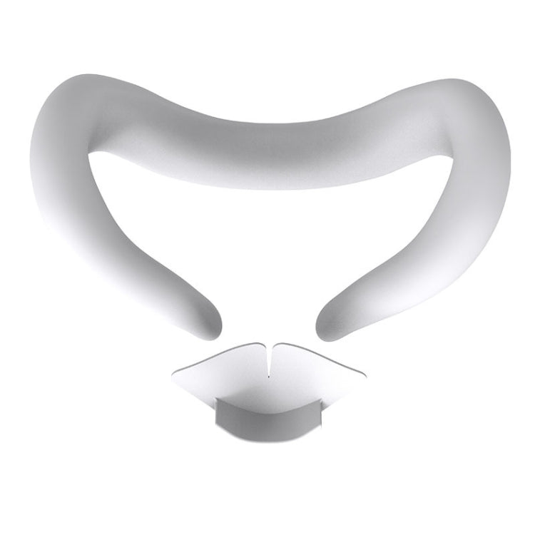 For Meta Quest 3 Silicone Face Cover Eye Mask with Nose Pad